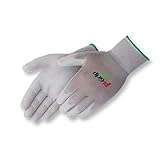 Liberty Glove & Safety 4639G/XL P-Grip Ultra-Thin Polyurethane Palm Coated Plain Knit Glove with 13-Gauge Gray Nylon Shell, X-Large, Gray (Pack of 12)