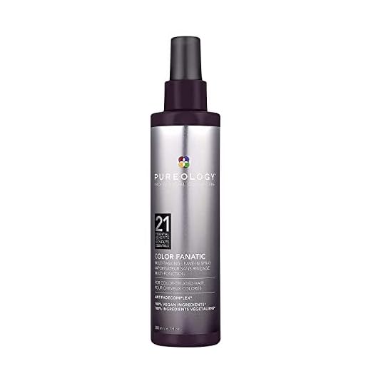 Pureology Color Fanatic Leave-in Conditioner Hair Treatment Detangler Spray | Protects Color From Fading | Heat Protectant | Vegan | 6.7 Fl Oz