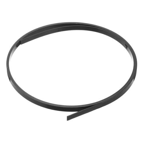 sourcing map 1 Pcs Plastic Binding Purfling Strip 1650x6.5x1mm Guitar Binding Edge Trim for Acoustic Classical Guitar Parts Accessories Pure Black