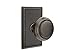 Emtek Full Dummy Set, Rectangular Rosette, Norwich Knob, Oil Rubbed Bronze US10B