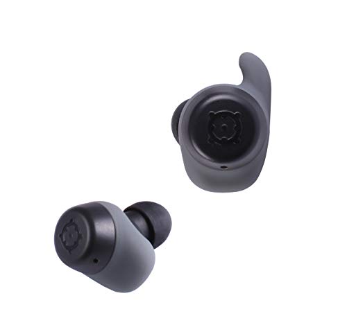 Boompods Boombuds XR Wireless Earbuds - Bluetooth 5.0 Ear Buds with Active Touch Controls & IPX7 Waterproof Rating, Headphones with Multiple EQ Settings & Secure Fit, Sweatproof for Sport, Black