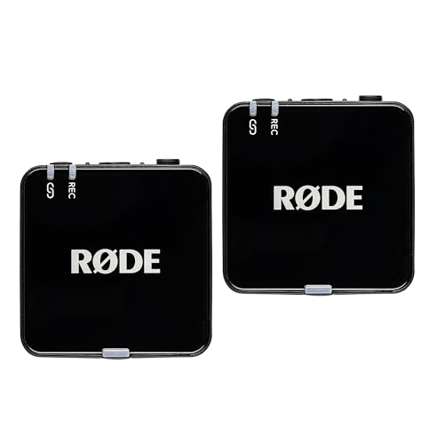 Rode Wireless GO III (Gen 3) Dual Channel Mic System – Compact Wireless Microphone for Cameras, Smartphones & Lavalier Use + 2X 3.5mm Stereo Plug + Microphone Cleaner + Microfiber Cloth (Renewed)