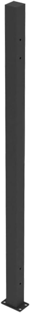 CHR Metal Guard Rail Kit with Balusters and Brackets for Deck Porch Outdoor Handrail (6 Feet)