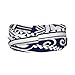 QIN&ZHENG Blue Polynesian Maori Tribal Patterns Print Fashion Stretch Headband for Men Novelty Sports Sweatband for Women Soccer Gym Yoga