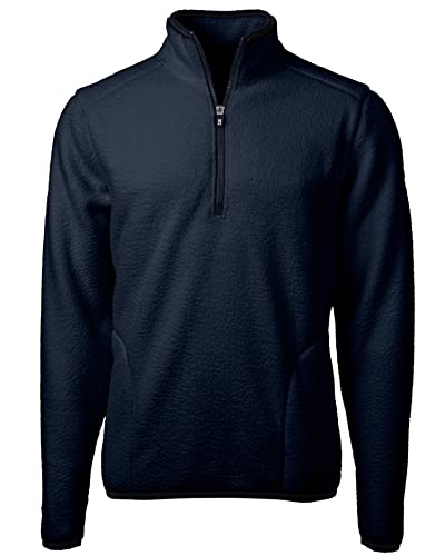 Cutter & Buck Cascade Eco Mens Big & Tall Sherpa Fleece Quarter Zip