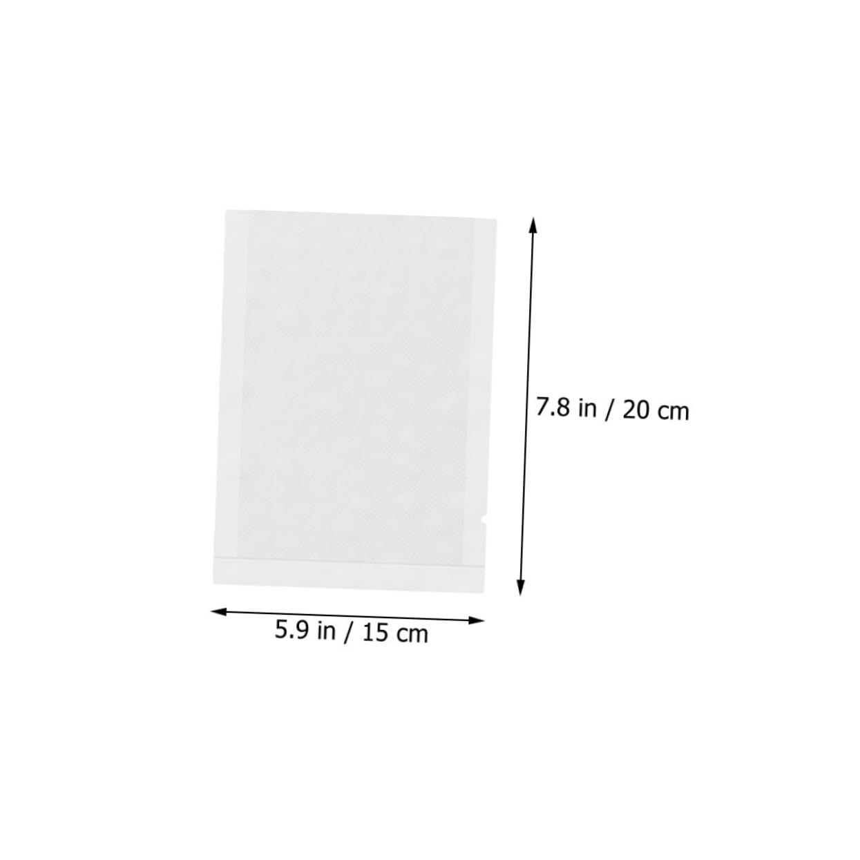 Wakauto Set of 100 Vacuum Saver Bags Food Vacuum Bag for Freezing Meals Gardening Tea Leaves Documents Electronics Pe Material