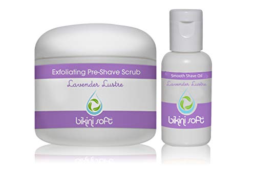 BIKINI SOFT LAVENDER LUSTRE PERFECT SHAVE SET (5 oz) - Organic Shea Butter