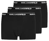 KARL LAGERFELD B.V Men’s Karl Lagerfeld, Shine Elastic (3 Pack) Trunks, Schwarz, L