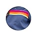 2 Piece Cute Set for Women Rainbow Striped Sweatshirt Jogging Sweatpants Color Suit Sweatsuits Fashion Outfits