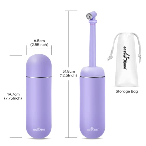 Portable Peri Bottle For Postpartum & Perineal Care: Easy@Home Handheld Bidet Perfect For Personal Hygiene Cleaning & Travel Friendly | 380Ml Leakproof & Convenient Design | Epb-01 Purple #TOP5