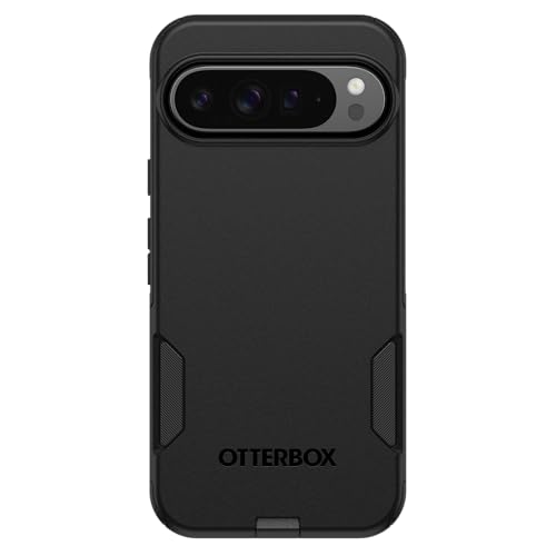 OtterBox Google Pixel 9 Pro XL Commuter Series Case - Black, Ultra-Sleek, Wireless Charging...