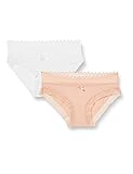 Unsichtbar unter der Kleidung Dim Damen Sexy Fashion Slip, Blanc/Vieux Rose, Medium