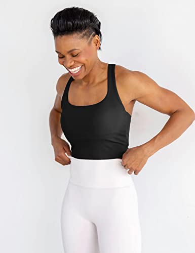 Women's Strappy Sports Bra Criss Cross Back Crop Tank Top Padded Fitness Workout Tops Longline Yoga Bras #TOP2