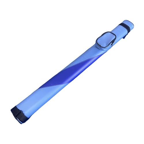 STARTIST ビリヤードキューケース キャリーケースホルダー 耐衝撃 1x1オーガナイザープロテクター 耐衝撃プールキュースティックボックス, 青