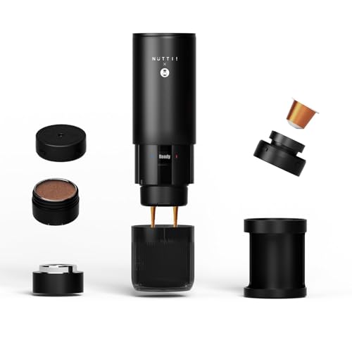 Nuttii Portable Espresso Machine - 20 Bar Battery Powered