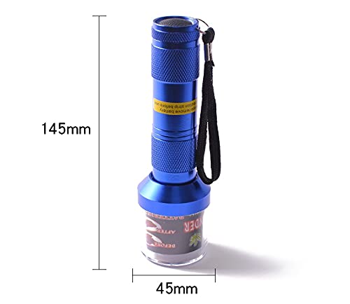 Elektrische molen voor kruiden - Electric Herb Grinder - Spice Grinder - Grinder with Metal Parts (Color: Blue