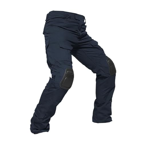 Duohropke Pantaloni da Combattimento Uomo, Pantaloni Militari Cargo Ripstop, Pantaloni Tattici con Protezioni per le Ginocchia per Caccia e Tiro, Leggeri, Pantaloni da Escursionismo all'aperto