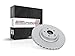 Power Stop Front EBR1800EVC One Geomet Coated Brake Rotor
