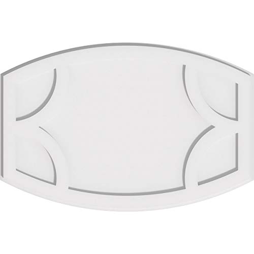Image of Ekena Millwork CMP28X18KY Kailey Architectural Grade PVC Contemporary Urethane Ceiling Medallions 28 inchW x 18 5 /8 inchH x 15 inchC x 1 inchP