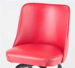 Royal Industries Bar Stool Black Bucket Replacement Seat Square Frame