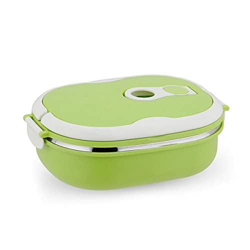 1 2 Layer Rectangle Thermal for Food Protable Rectangle Stainless Steel Large Capacity Thermal Lunch Box Case Food Storage Container