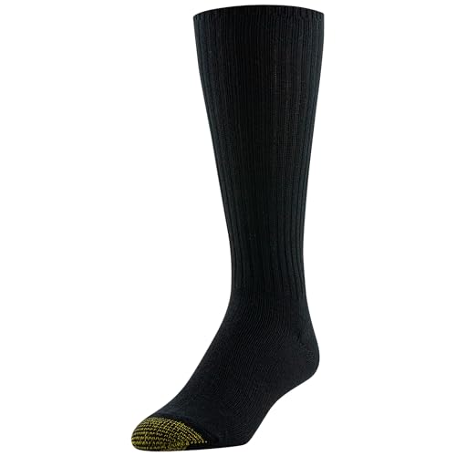 GOLDTOE Men's Cotton Fluffies Crew Socks2