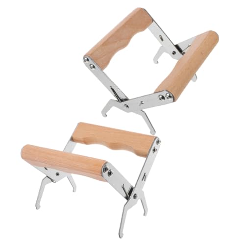 Pince pour cadres de ruche ergonomique en acier pour manipulation sûre