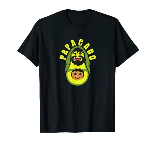Mens Papacado Avocado Pregnancy Dad To Be T-Shirt