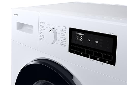 Samsung Front Load Washer 8kg with Grade A Energy Efficiency with Hygiene Steam - WW80FG3M05AWGU (UAE version)