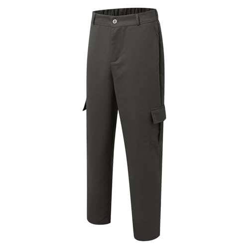 Men's Casual Cargo Pants Stretch Comfort Lightweight Outdoor Travel Work Trousers with Multiple Pockets for2
