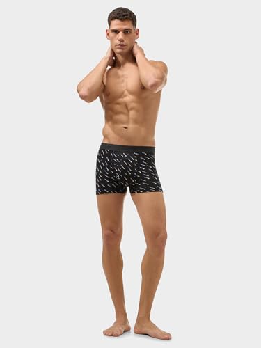 Image of Bummer Men's Premium Cotton Underwear | Fine Combed Cotton with Elastane for Stretch | Ultra Breathable Innerwear | Soft Fabric & No-Roll Waistband | Printed Trunks & Inner Combo for Men