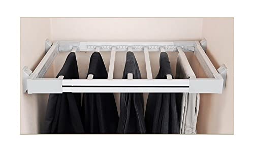 Organisateur de vêtements peu encombrant et cintre pantalon extensible