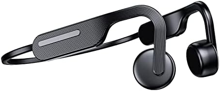 HCMOBI Bone Conduction Headphones, running Sports headphones,Open Ear Headphones,Wireless headphones with Mic, Sweat Resistant sports earphoes for Cycling,Gym,Driving,Music Hiking(Grey)