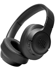 JBL Tune 760NC Wired and Wireless Over-Ear Headphones with Built-In Microphone, Active Noise Cancelling and Hands-Free Controls, in Black