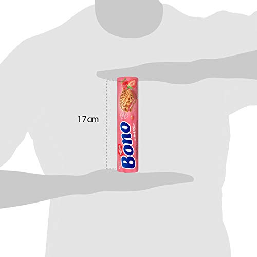Bono, Biscoito Recheado, Morango, 126g