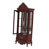 Construcción: amplíe su colección de accesorios en miniatura para casa de muñecas con este mini armario de estantería, ideal para varios modelos en miniatura y construcciones imaginativas de muebles de microescenas, estantes de almacenamiento para minicasas, muebles para casa de muñecas