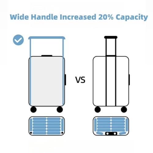 Carry On Luggage 20In Wide Handle with 360 Spinner Wheels, USB & Type C Port, Cup Holder & TSA Lock, Hard Case Luggage, Hardshell Travel Suitcase for Men Women (PVC Cover For Free) Purple3