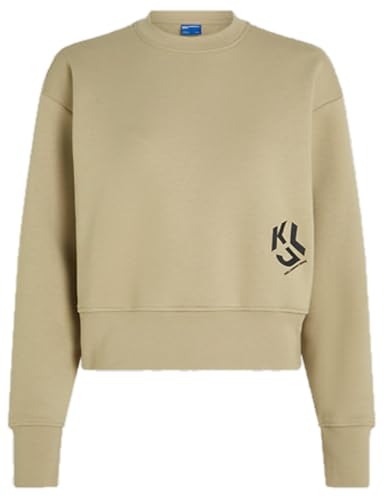 KARL LAGERFELD JEANS Womens Monogram Logo Sweat Regular Fit Twill M