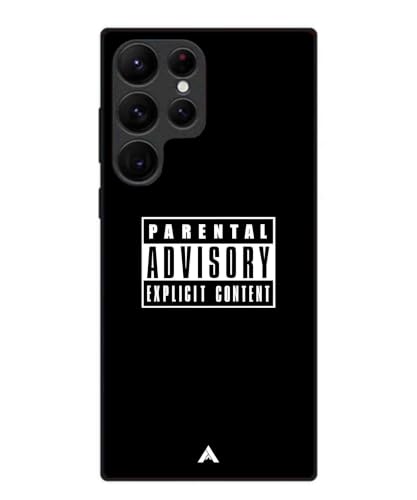 Image of Premium Explicit Case for Samsung Galaxy S22 Soft-Touch Metal TPU Back Cover, Shockproof, Designer, Aesthetic Mobile Phone Case (Glossy Finish)