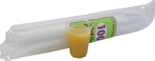 180ml Disposable Plastic Cups Pack of 100 for Party Picnic Outdoor