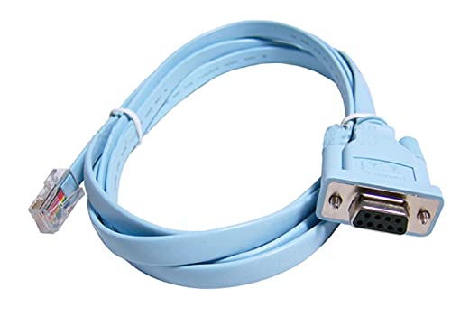 Hi-Lite Console Cable RJ45-to-DB9 Console Cable (Blue)