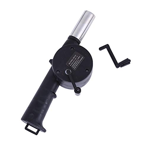 Walkretynbe Blower & Kitchen Tools & GadgetsBBQ Fan Manual Crank Fireplace Outdoor Picnic Camping Barbecue Blower Fire Tool
