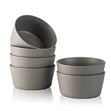 AmorArc Stoneware Cereal Bowls for Kitchen, 26 ounce Ceramic Soup Bowls Set of 6 for Oatmeal Snacks