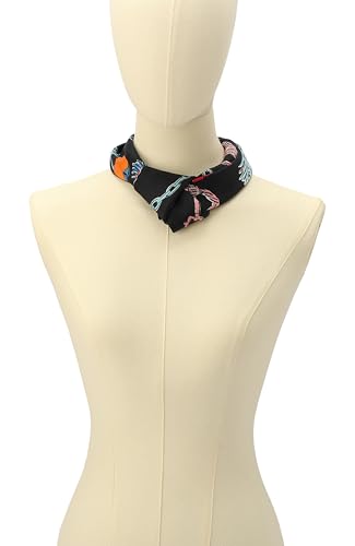 kate spade new york Women's Lock & Key Silk Square Scarf, Stylish & Lightweight Accessory, Ideal for Everyday3