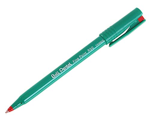 Pentel R50 Penna a sfera a punta Fine rosso