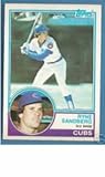 Ryne Sandberg (HOF) 1983 Topps MLB Rookie Card