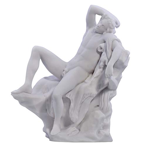 Barberini Faun Sleeping Drunken Satyr Greek Statue Sculpture Cast Marble #TOP1