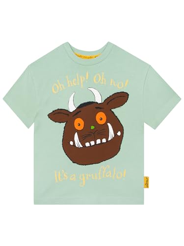 Gruffalo Jungen Tshirt Aus Baumwolle Cooles T Shirt Jungen Mit Rückenprint Grünes T-Shirt Kinder Grün 128