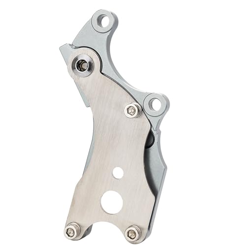 スイムリー Adaptador de freno de bicicleta de montaña, convertidor de aleación de aluminio resistente, adaptador fijo, convertidor, accesorio de bicicleta, duradero