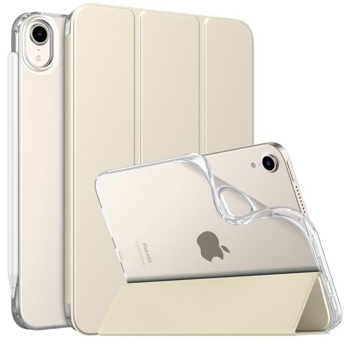 MoKo iPad Mini A17 Pro �P�[�X iPad Mini ��7/6���� �P�[�X 8.3�C���` 2024/2021 �ی�J�o�[ �X�^���h�P�[�X �I�[�g�X���[�v Pencil2/Pro�y�A�����O&�[�d�ɑΉ� ����PU���U�[ �_��TPU ���n�}�C